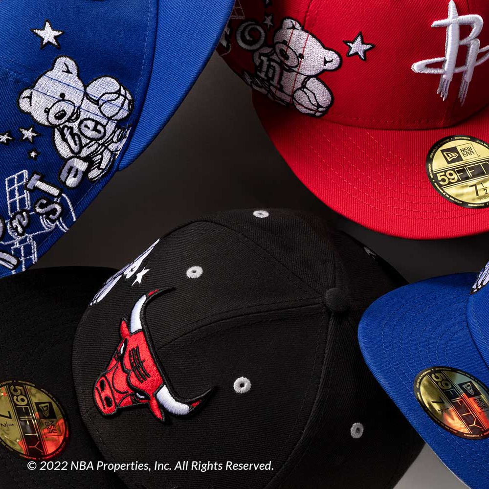 NBA Teddy 59Fifty Fitted Hat Collection by NBA x New Era 59FIFTY