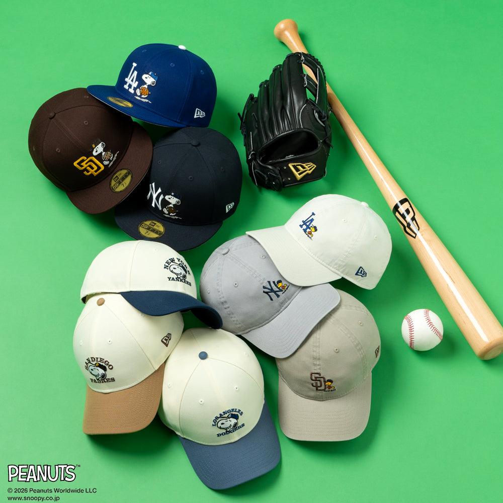 1/2 10:00 発売 PEANUTS | MLB | ニューエラオンラインストア
