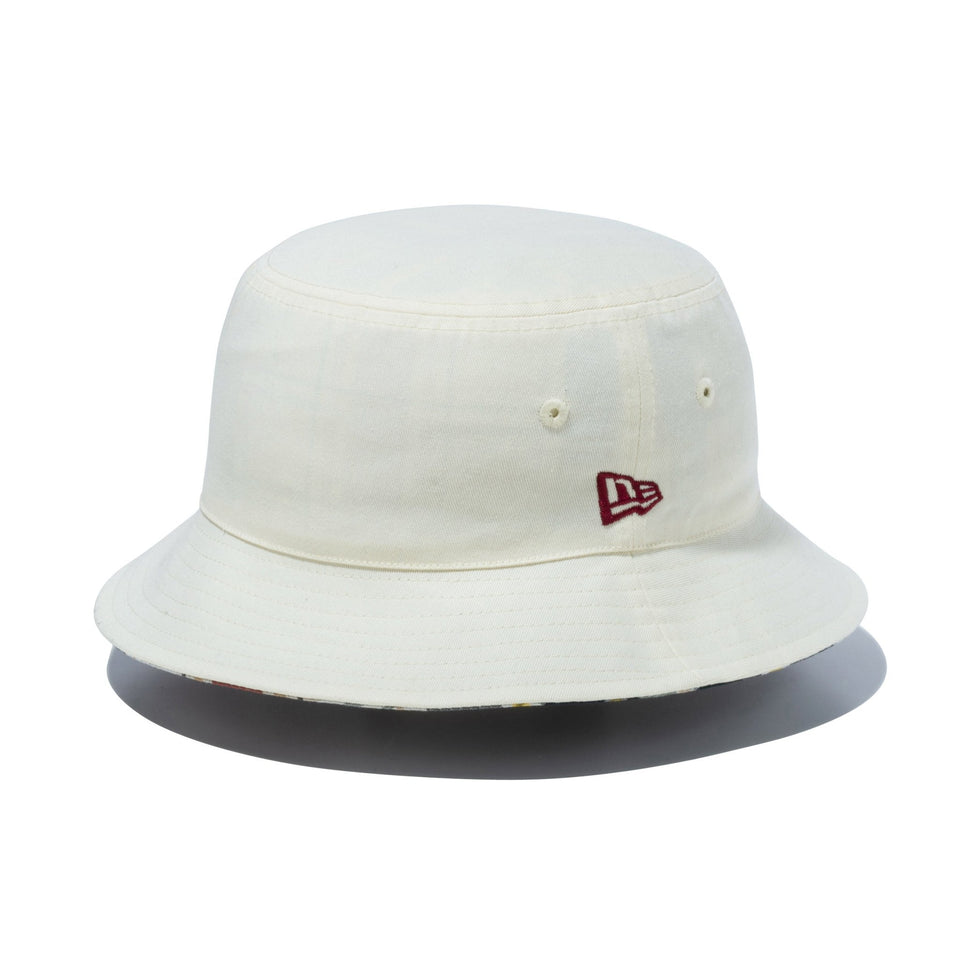 【NEW ERA】バケット01 BLACK LABEL SS24 オンブレチェック バケット01 リバーシブル BLACK LABEL SS24 クロームホワイト