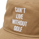 【ゴルフ】バケット01 CAN’T LIVE WITHOUT GOLF カーキ - 14326248 - SM | NEW ERA ニューエラ公式オンラインストア