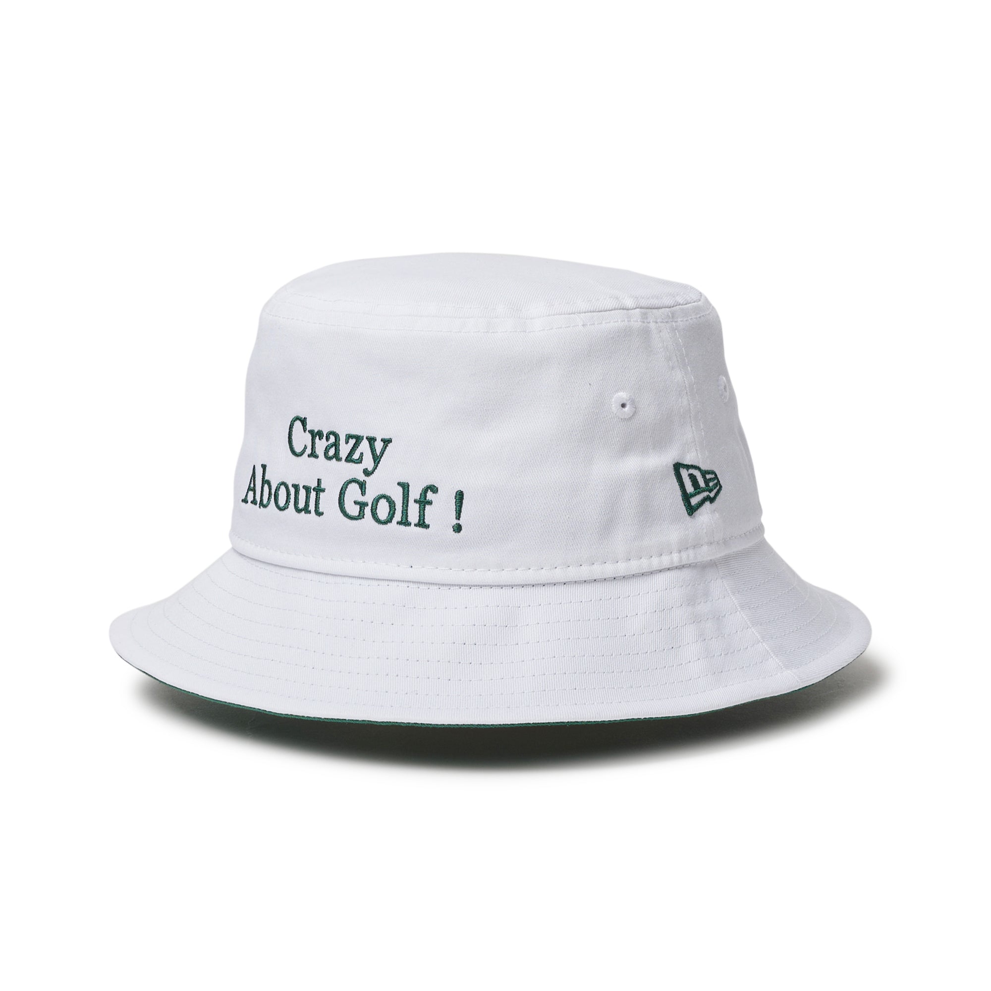 バケット01 Crazy About Golf ホワイト | ゴルフ | ニューエラ