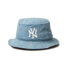 バケット01 Damaged Denim ニューヨーク・ヤンキース ウォッシュドデニム - 14388513 - SM | NEW ERA ニューエラ公式オンラインストア