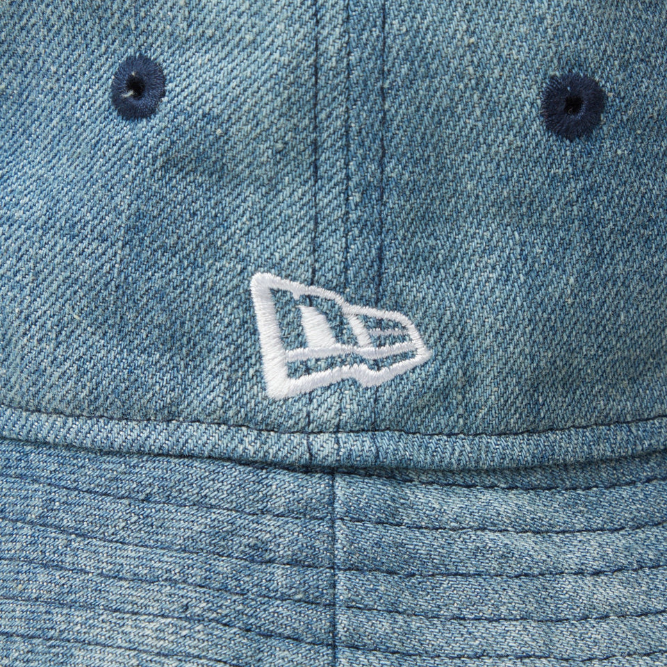 バケット01 Denim Leather Patch ウォッシュドデニム - 14307418 - SM | NEW ERA ニューエラ公式オンラインストア