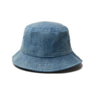 バケット01 Denim Leather Patch ウォッシュドデニム - 14307418 - SM | NEW ERA ニューエラ公式オンラインストア