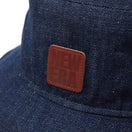 バケット01 Denim Leather Patch インディゴデニム - 14307419 - SM | NEW ERA ニューエラ公式オンラインストア