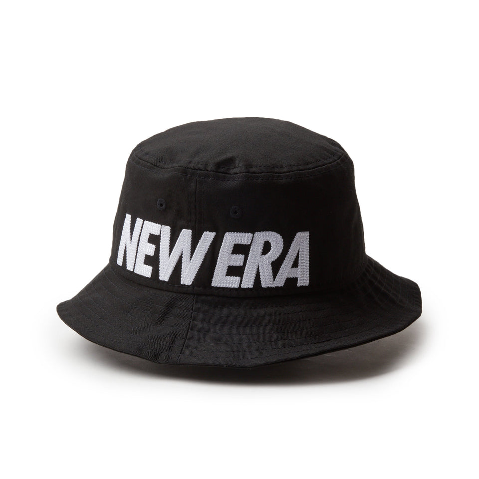 バケット01 Essential エッセンシャル チェーンステッチ ワードマークロゴ ブラック - 14307432 - SM | NEW ERA ニューエラ公式オンラインストア