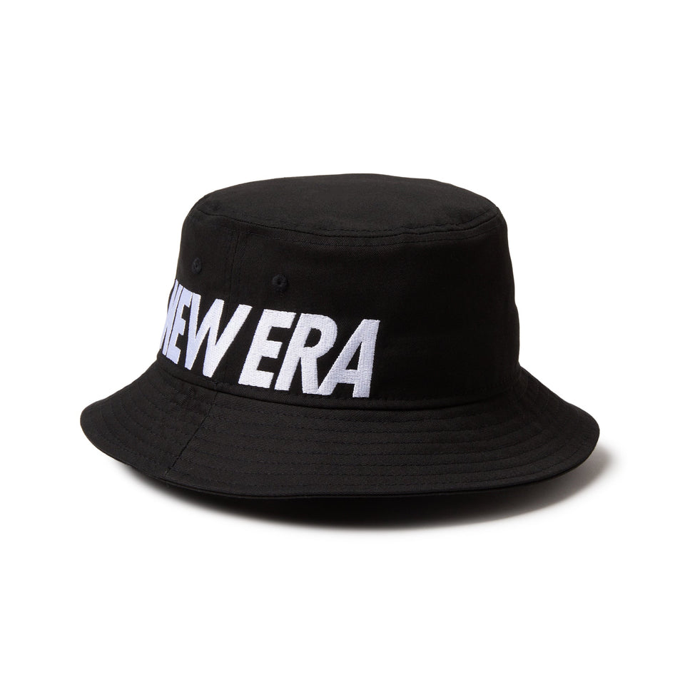 バケット01 Essential ワードマークロゴ ブラック | ニューエラ