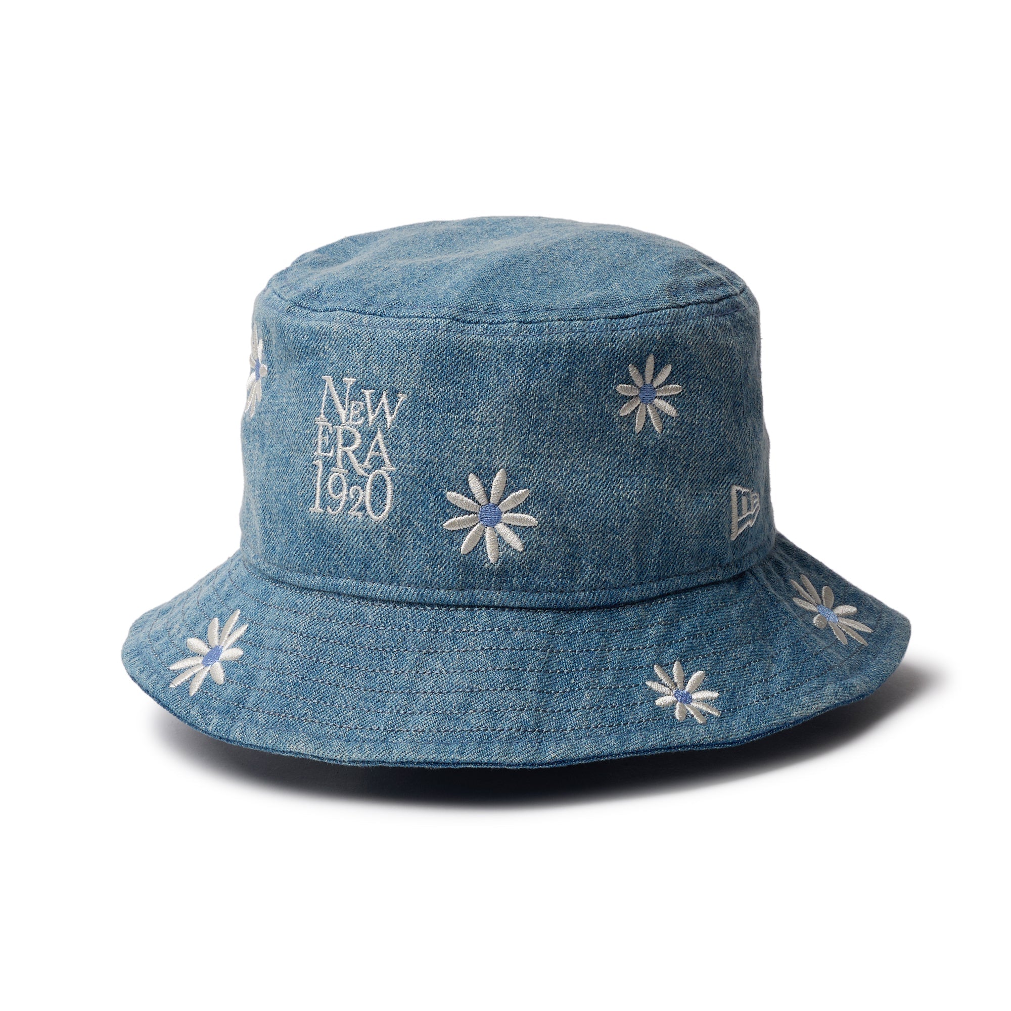 バケット01 Flower Embroidery NEW ERA 1920 ネイビー