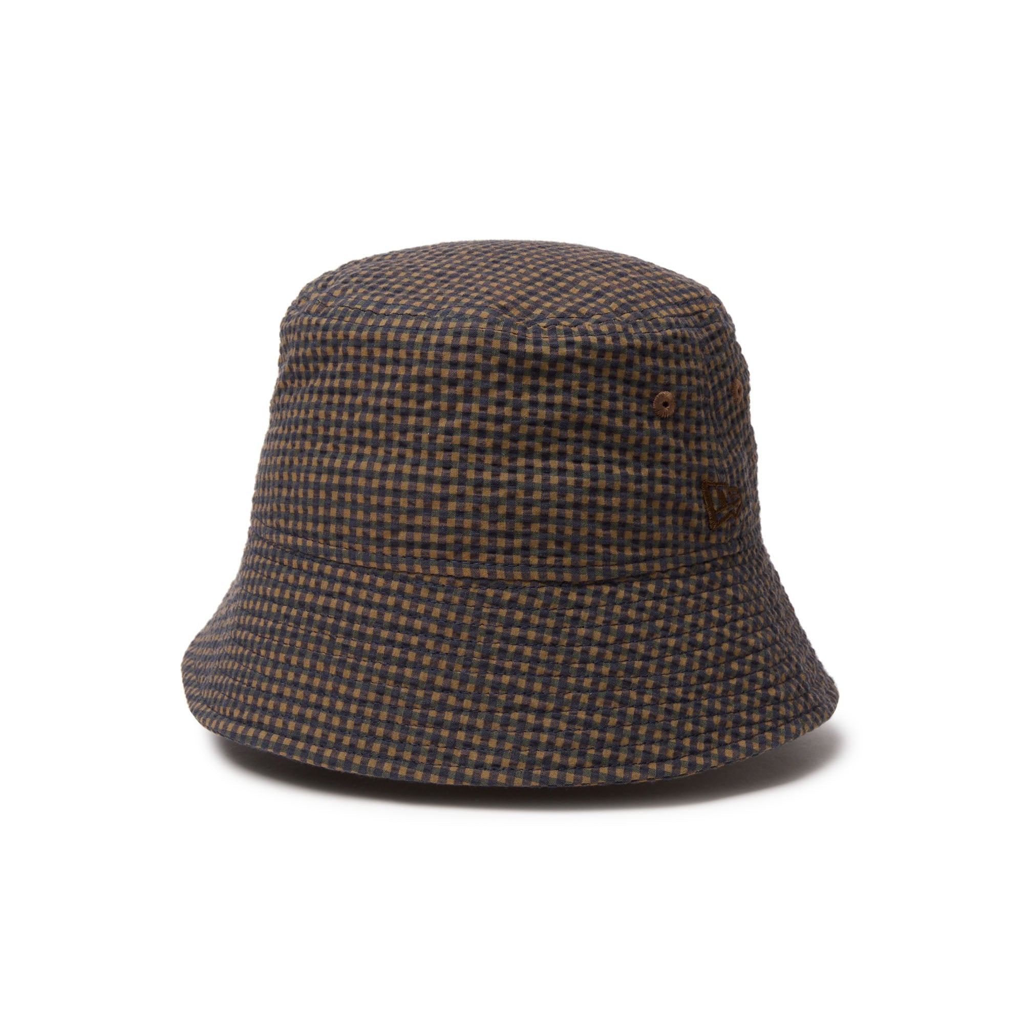 バケット01 セーラーブリム Gingham Check ブラック