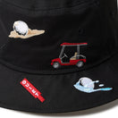 バケット01 Golf Allover ブラック | ゴルフ - 14669052 - SM | NEW ERA ニューエラ公式オンラインストア