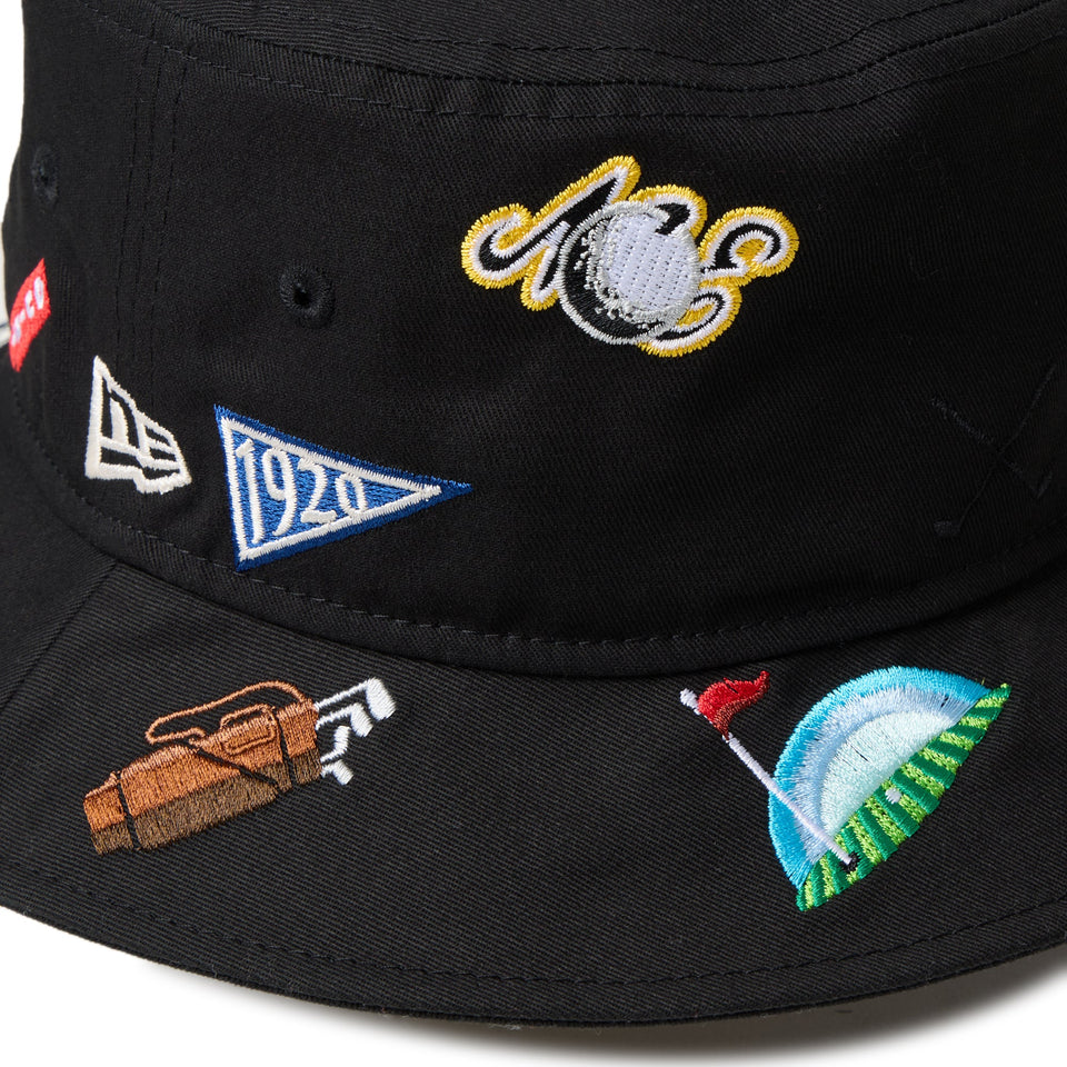 バケット01 Golf Allover ブラック | ゴルフ | ニューエラオンラインストア