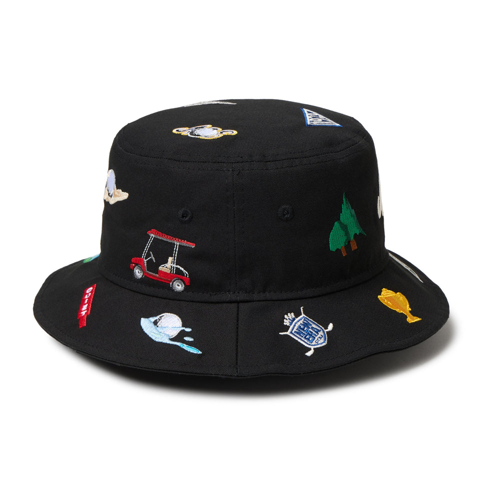 バケット01 Golf Allover ブラック | ゴルフ | ニューエラ