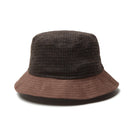 バケット01 Gun Club Check ブラウン ダークブラウンスウェードブリム - 14307415 - SM | NEW ERA ニューエラ公式オンラインストア