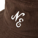 バケット01 Micro Corduroy Classic Logo クラシックロゴ ウォルナット - 14307412 - SM | NEW ERA ニューエラ公式オンラインストア