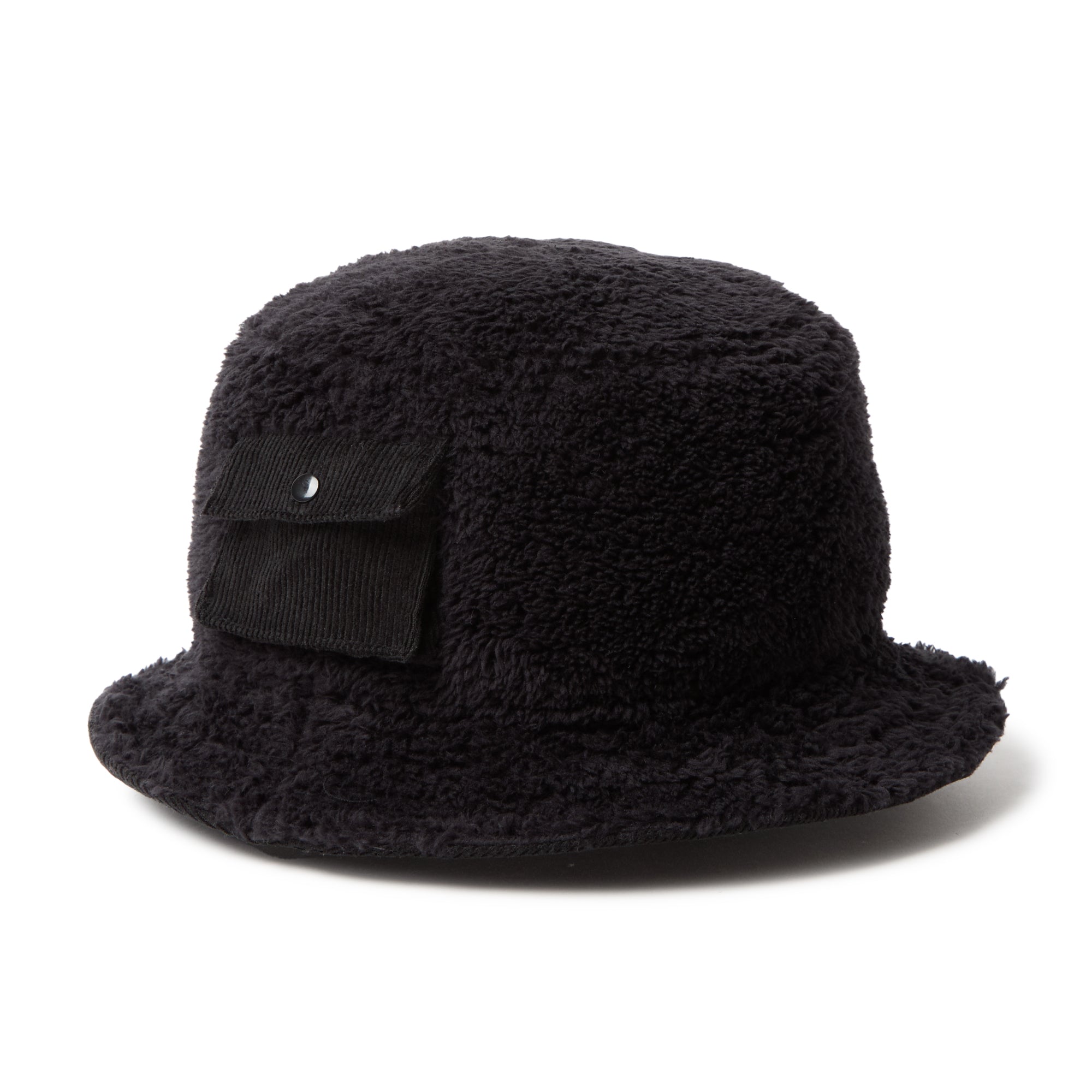 バケット01 ポケット Mink Fleece ブラック | アウトドア | ニューエラ