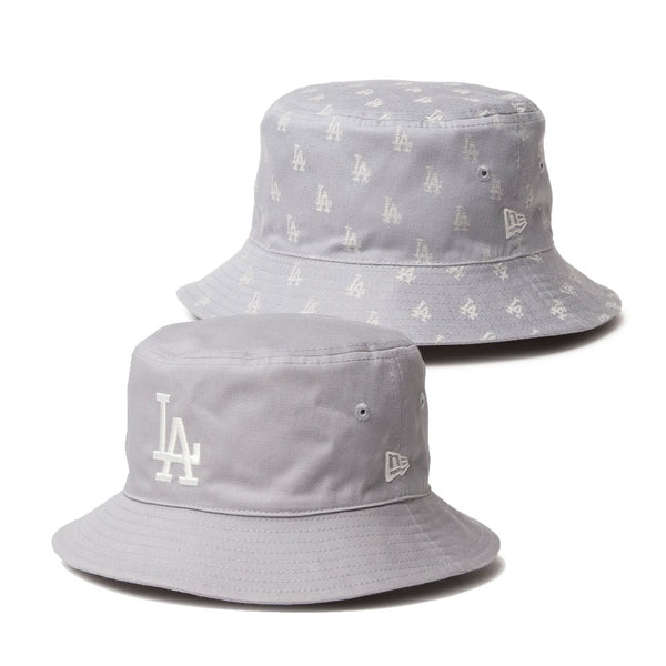 【美品】ニューエラ　NEW ERA バケハ　グレー　M-L NEW ERA セール30%OFF 正規取扱店 帽子 メンズ レディース