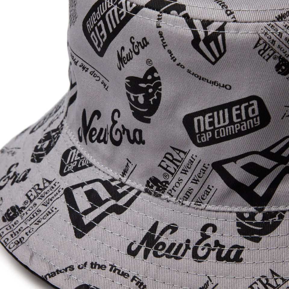 バケット01 リバーシブル Monogram Pattern ブラック / グレー - 14388498 - SM | NEW ERA ニューエラ公式オンラインストア