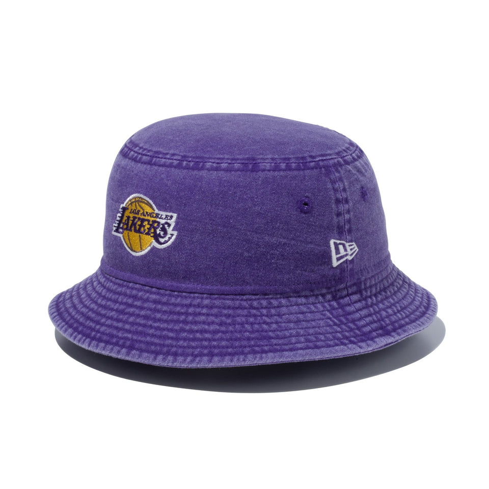 バケット01 NBA Bucket Hat Acid Wash ロサンゼルス・レイカーズ パープル - 14109588-SM | NEW ERA ニューエラ公式オンラインストア