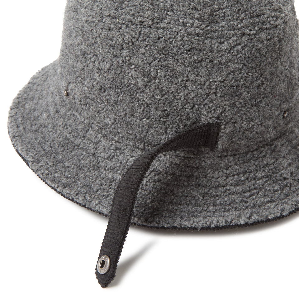 バケット01 RE:NEWOOL ボアフリース ダークグレー | アウトドア - 14668906 - SM | NEW ERA ニューエラ公式オンラインストア