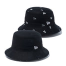 バケット01 リバーシブル Reversible Bucket ブラック / フラッグロゴ モノグラム - 14109574 - SM | NEW ERA ニューエラ公式オンラインストア