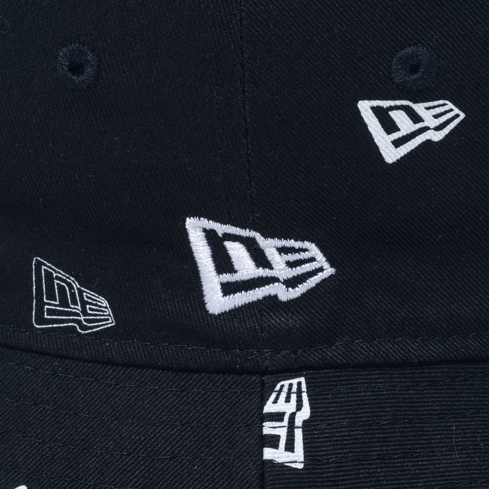 バケット01 リバーシブル Reversible Bucket ブラック / フラッグロゴ モノグラム - 14109574 - SM | NEW ERA ニューエラ公式オンラインストア