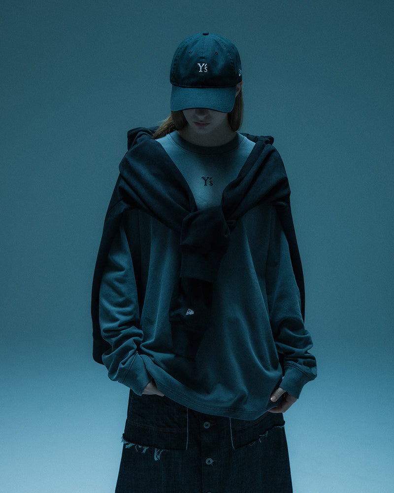 ポリスウェード フルジップフーディー Y's FW26 ブラック