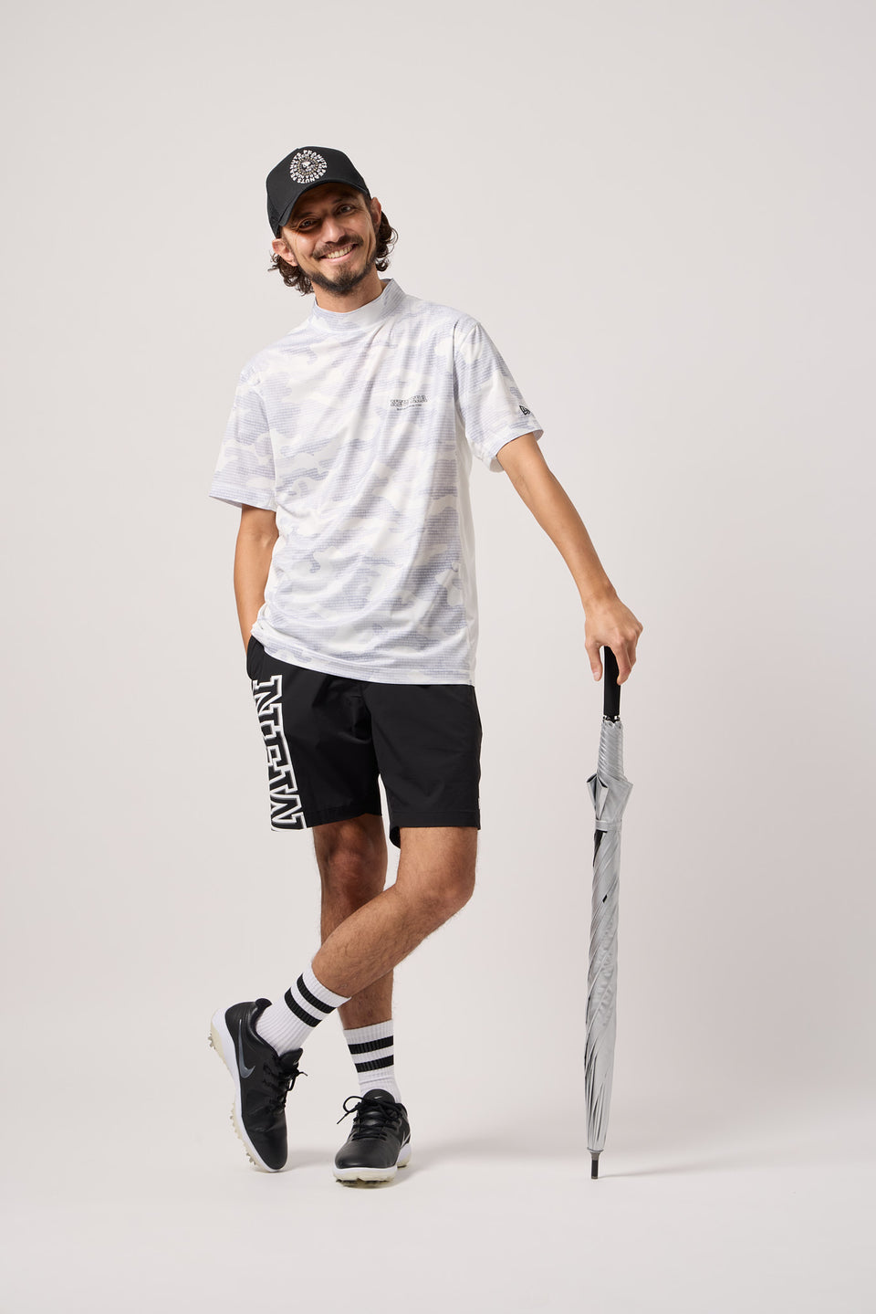 半袖 ミッドネック Tシャツ Camo カモ ホワイト | ゴルフ | NEW ERA ニューエラ公式オンラインストア