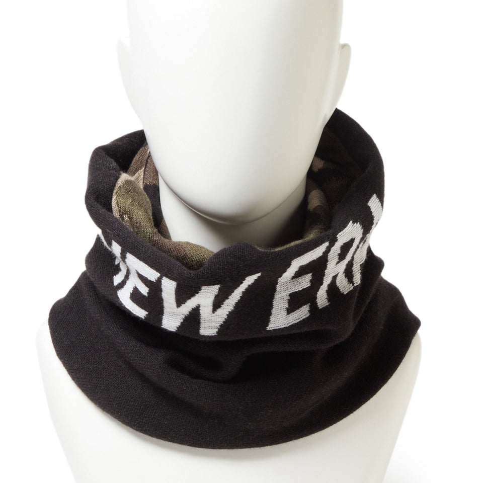 ツイステッド ネックウォーマー ブラック/ウッドランドカモ - 12551916-OSFM | NEW ERA ニューエラ公式オンラインストア