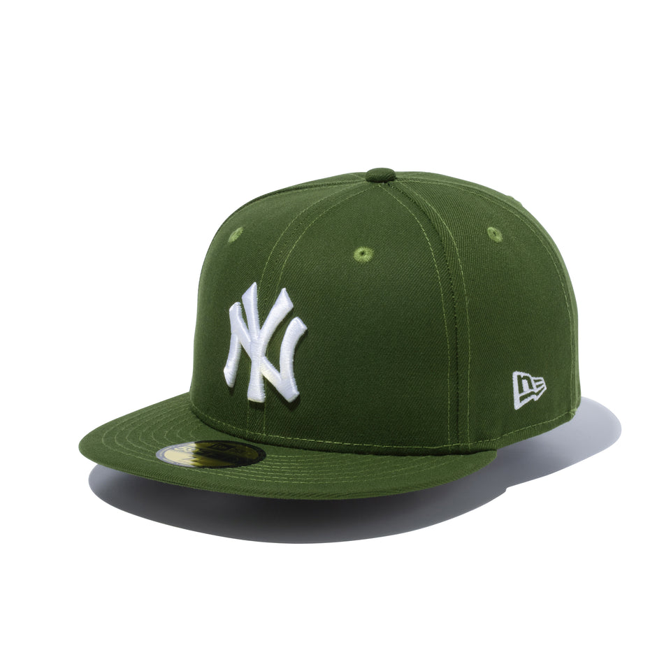 59FIFTY ニューヨーク・ヤンキース ライフルグリーン × ホワイト