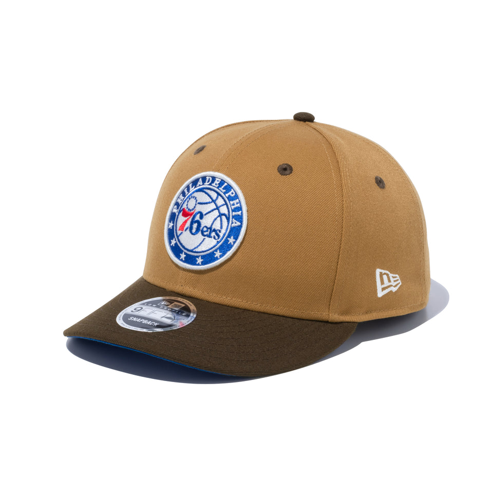 LP 9FIFTY NBA Color Custom フィラデルフィア・76ers ウィート ウォルナットバイザー