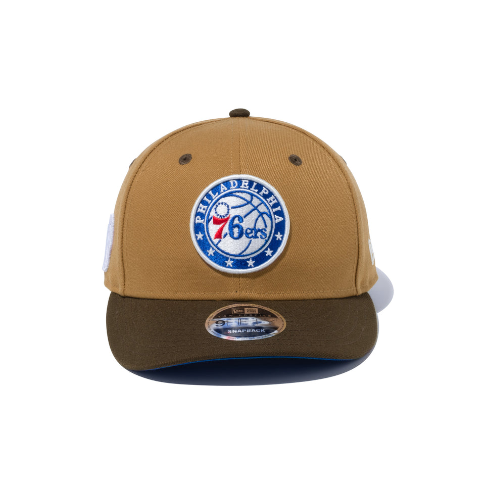 LP 9FIFTY NBA Color Custom フィラデルフィア・76ers ウィート ウォルナットバイザー