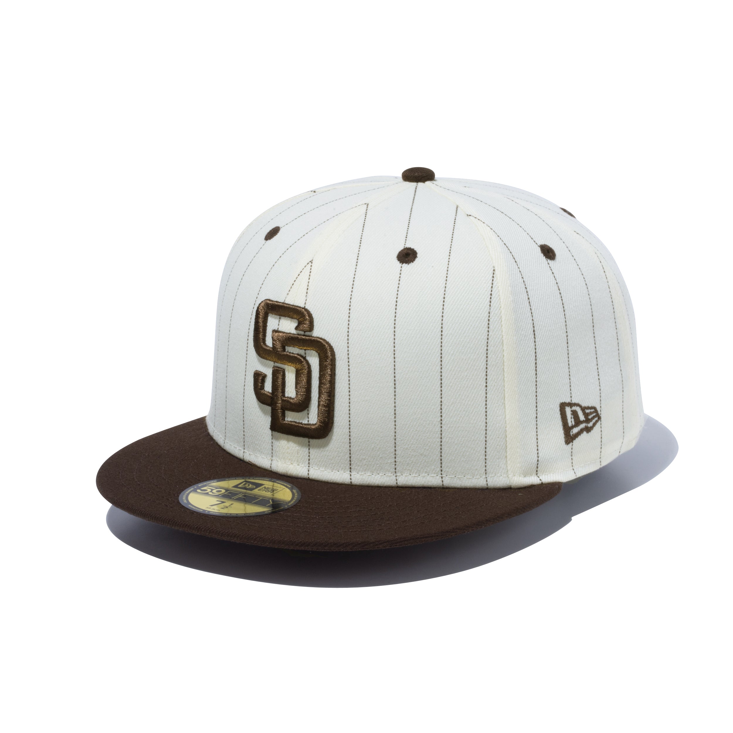 59FIFTY Pinstripe ピンストライプ サンディエゴ・パドレス クローム ...