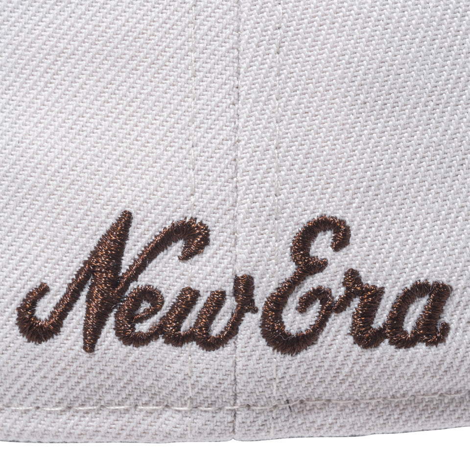 59FIFTY Classic Logo クラシックロゴ ストーン ウォルナットバイザー