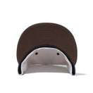 59FIFTY Classic Logo クラシックロゴ ストーン ウォルナットバイザー