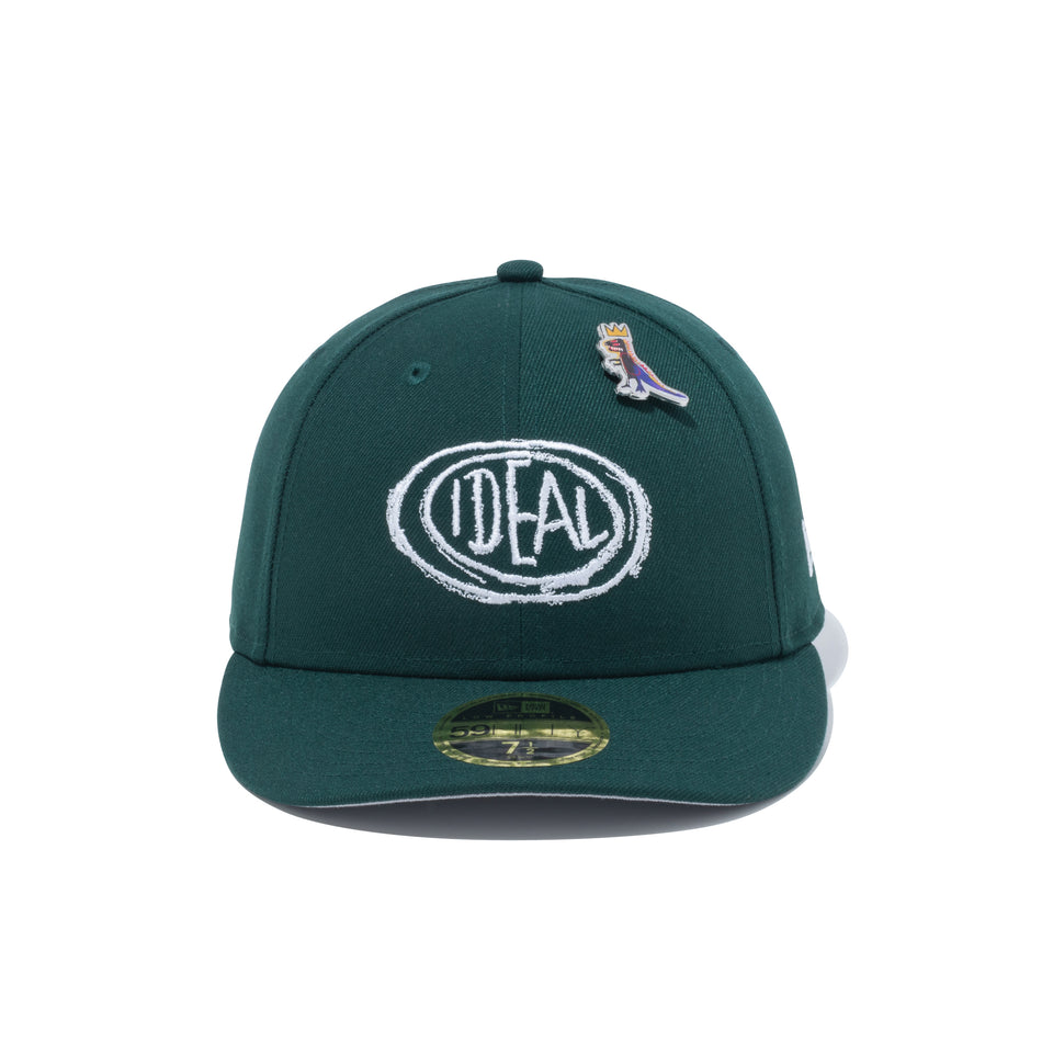 LP 59FIFTY JEAN MICHEL BASQUIAT ジャン=ミシェル・バスキア IDEAL ダークグリーン