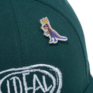 LP 59FIFTY JEAN MICHEL BASQUIAT ジャン=ミシェル・バスキア IDEAL ダークグリーン