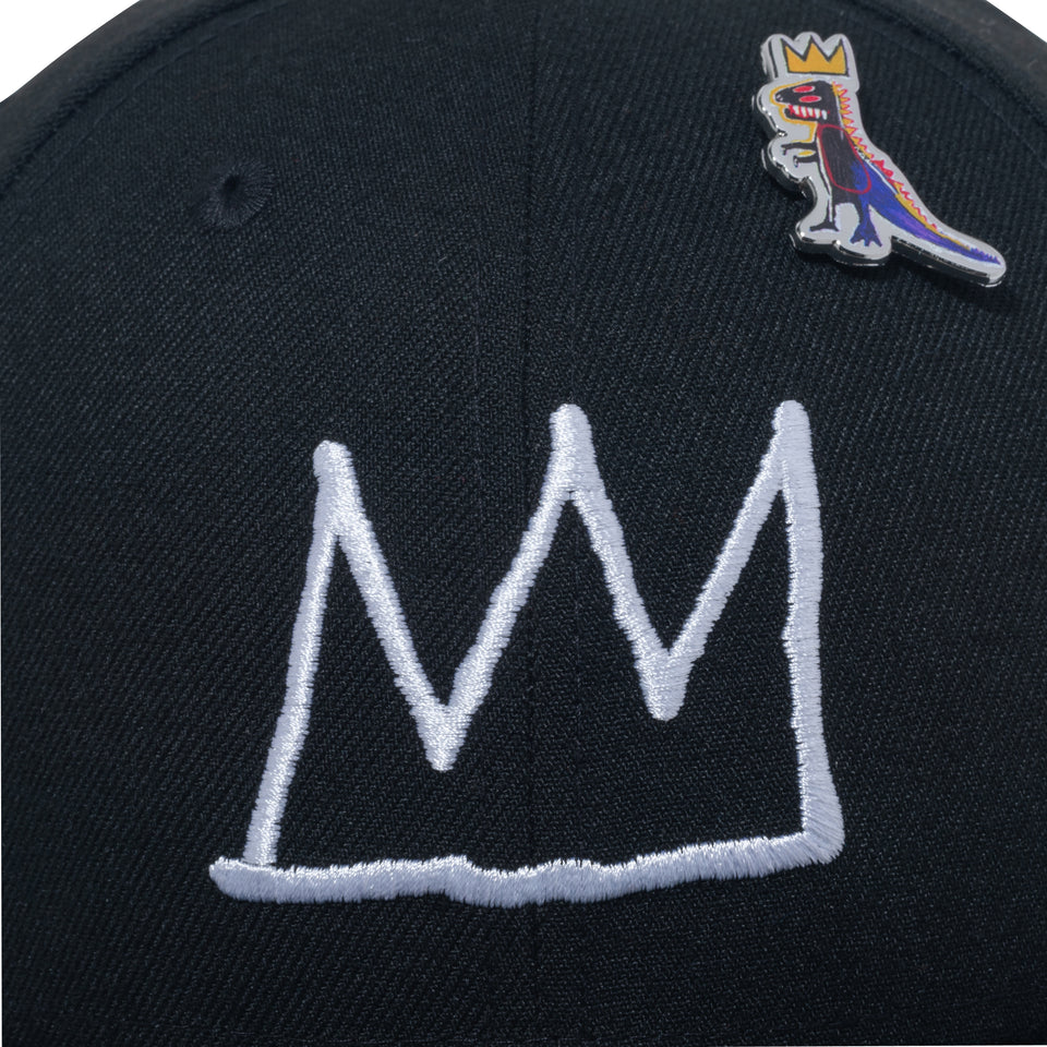 LP 59FIFTY JEAN MICHEL BASQUIAT ジャン=ミシェル・バスキア Crown ブラック