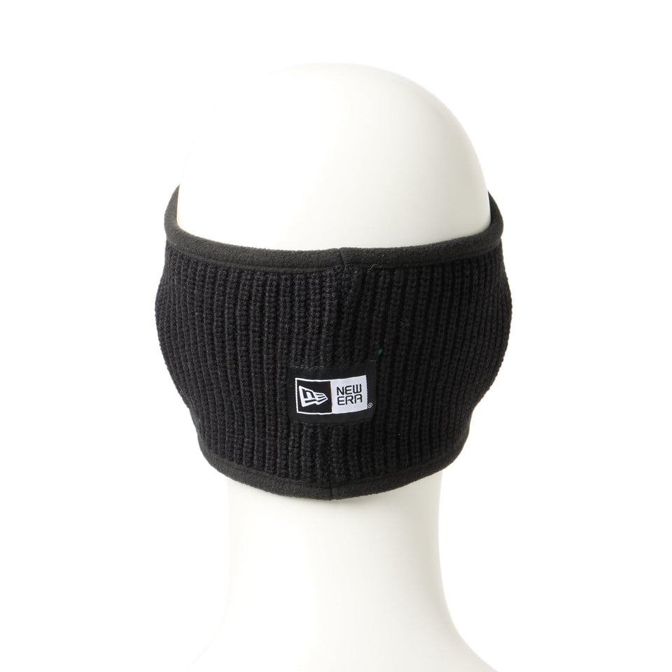 ニット イヤーウォーマー リブ ボックスロゴ ブラック - 13772520 - OSFM | NEW ERA ニューエラ公式オンラインストア