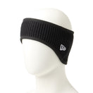 ニット イヤーウォーマー リブ ボックスロゴ ブラック - 13772520 - OSFM | NEW ERA ニューエラ公式オンラインストア
