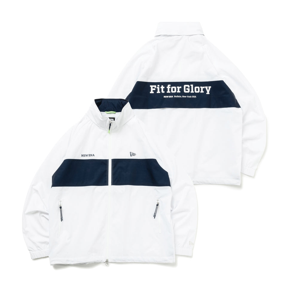 ゴルフ】 ウインドジャケット Fit for Glory ホワイト/ネイビー
