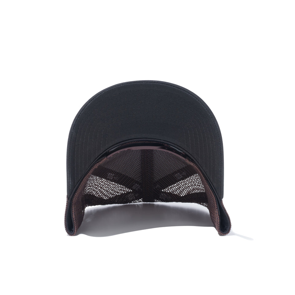9FORTY A-Frame トラッカー NEW ERA 1920 アーチロゴ バーントウッド/ブラック