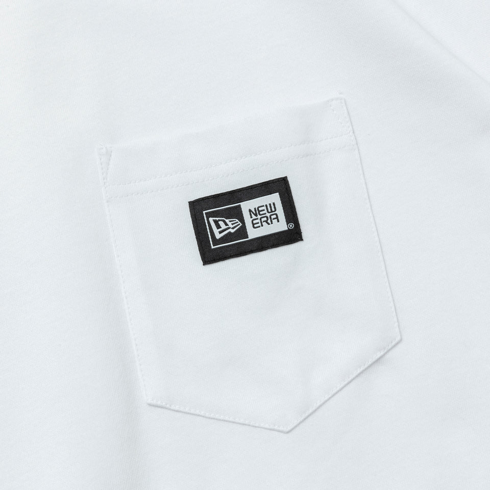 半袖 コットン ポケット Tシャツ Box Logo ボックスロゴ ウーブンパッチ ホワイト レギュラーフィット