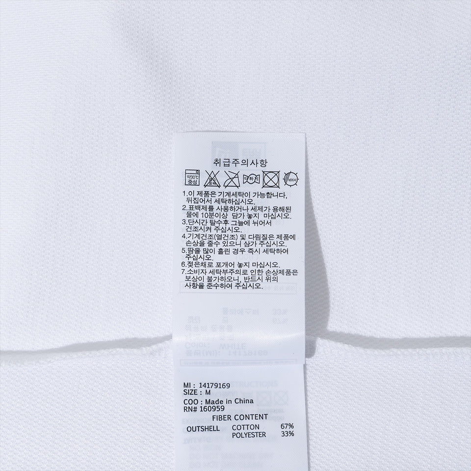 半袖 パフォーマンス Tシャツ ニューヨーク・ヤンキース フラワーロゴ オフホワイト