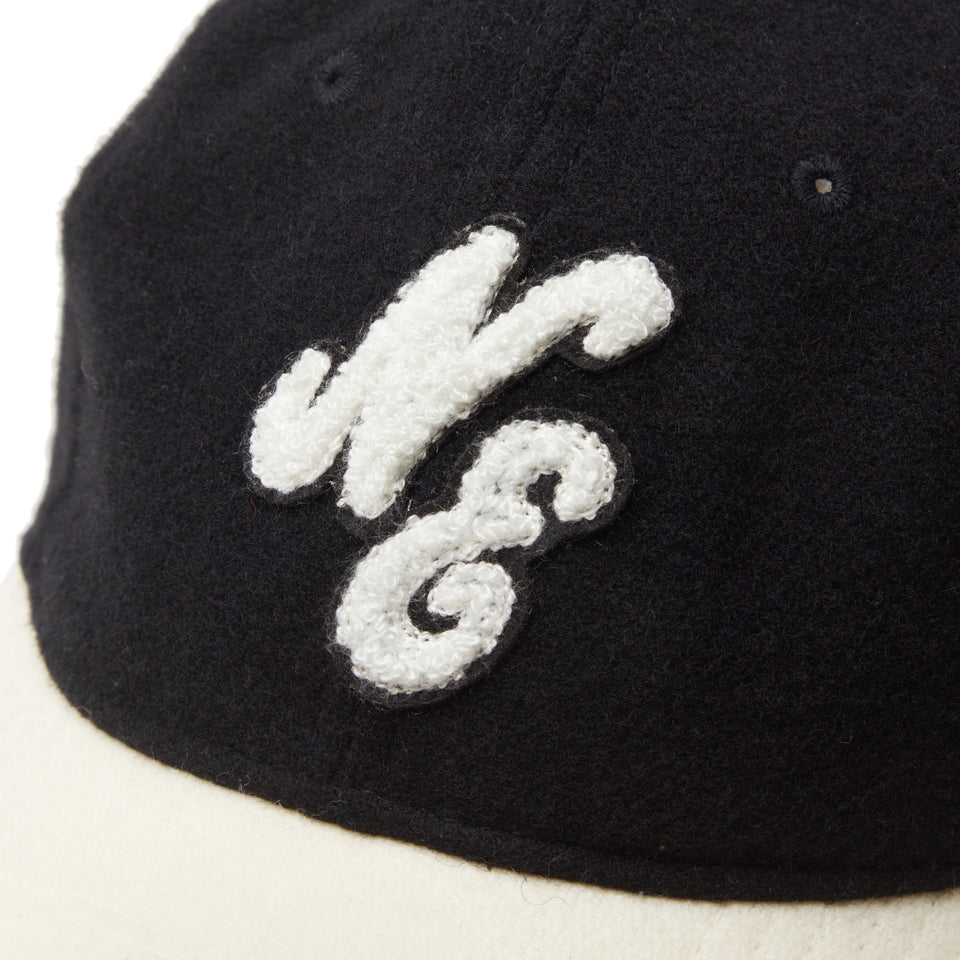 9TWENTY Melton メルトン Classic Logo ブラック オフホワイトバイザー