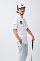 【ゴルフ】 半袖 ポロシャツ テック マルチロゴ ホワイト - 14311409-S | NEW ERA ニューエラ公式オンラインストア