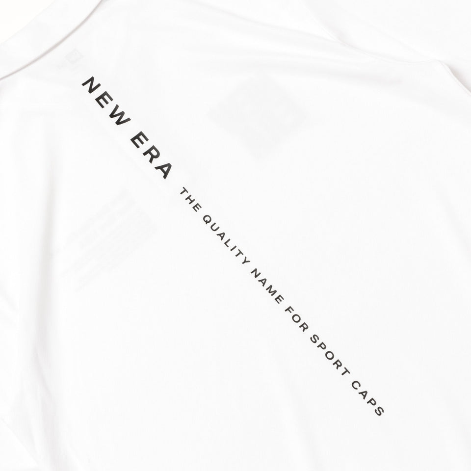 【ゴルフ】 半袖 ポロシャツ テック マルチロゴ ホワイト - 14311409-S | NEW ERA ニューエラ公式オンラインストア
