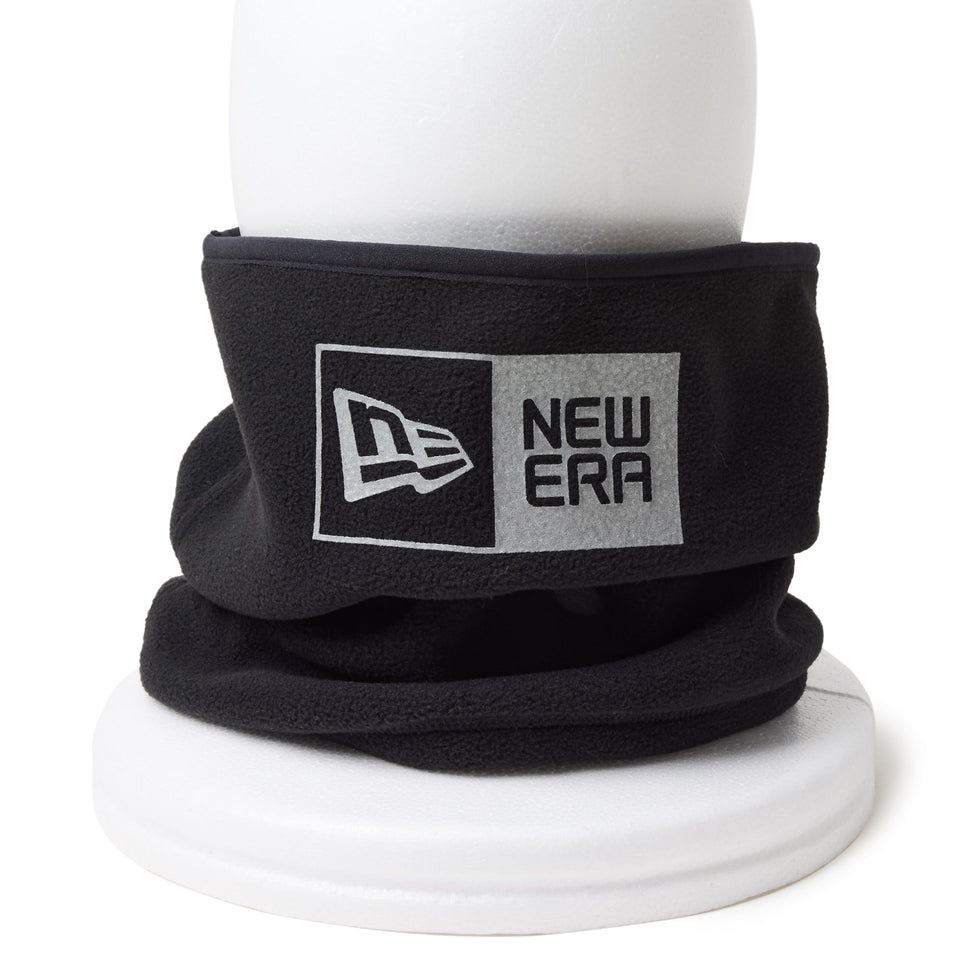フリース ネックウォーマー ロング ボックスロゴ ブラック/リフレクティブグレー - 14311562 - OSFM | NEW ERA ニューエラ公式オンラインストア