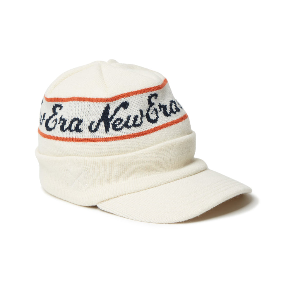 【ゴルフ】バイザーニット ジャカード オールドロゴ オフホワイト - 14326227 - OSFM | NEW ERA ニューエラ公式オンラインストア