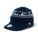 【ゴルフ】バイザーニット ジャカード オールドロゴ ネイビー - 14326228 - OSFM | NEW ERA ニューエラ公式オンラインストア