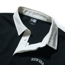 【ゴルフ】長袖 ラグビーシャツ ヘビーウェイト ソリッド ブラック - 14326403 - S | NEW ERA ニューエラ公式オンラインストア